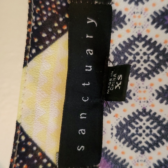 SANCTUARY Sleeveless High Low Top - XS - Picture 2 of 6